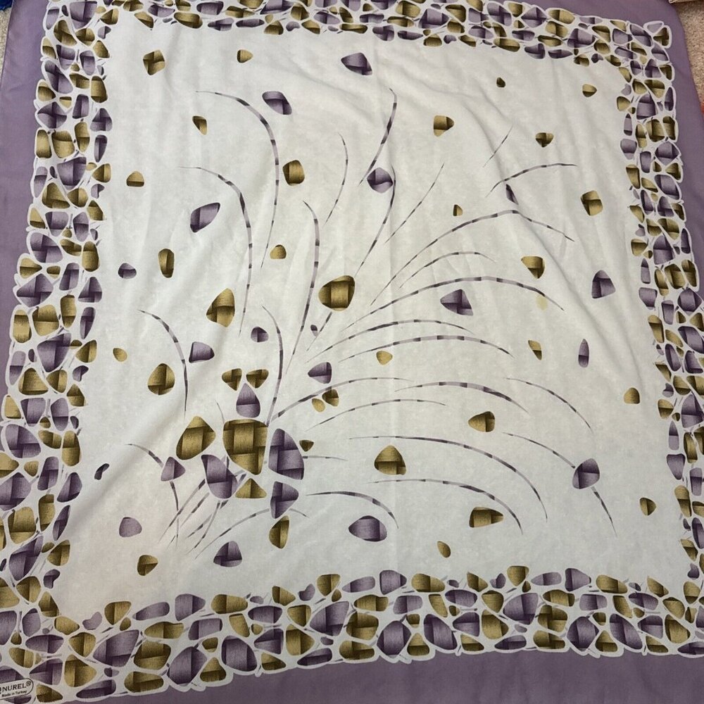 Nurel square Scarf Made in Turkey 42”